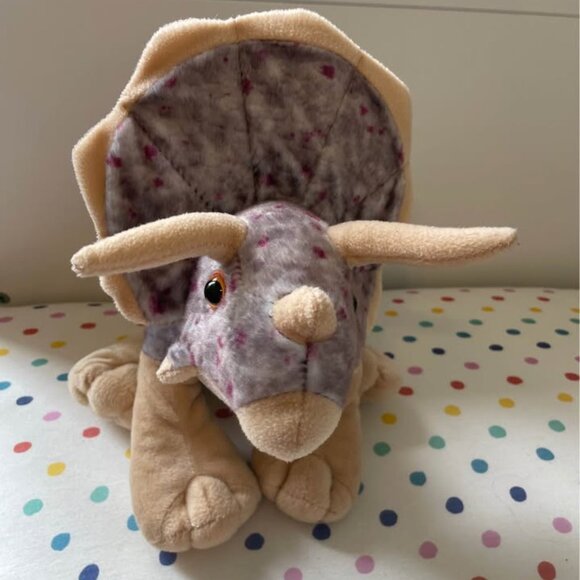 Wild Republic Triceratops Plush, Stuffed Animal, Plush Toy 12 inch - Picture 6 of 8